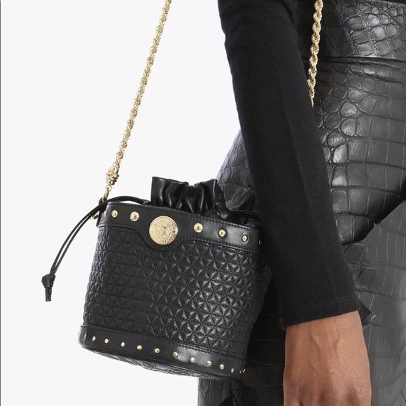 Balmain quilted renaissance leather party bag - Picture 4 of 6